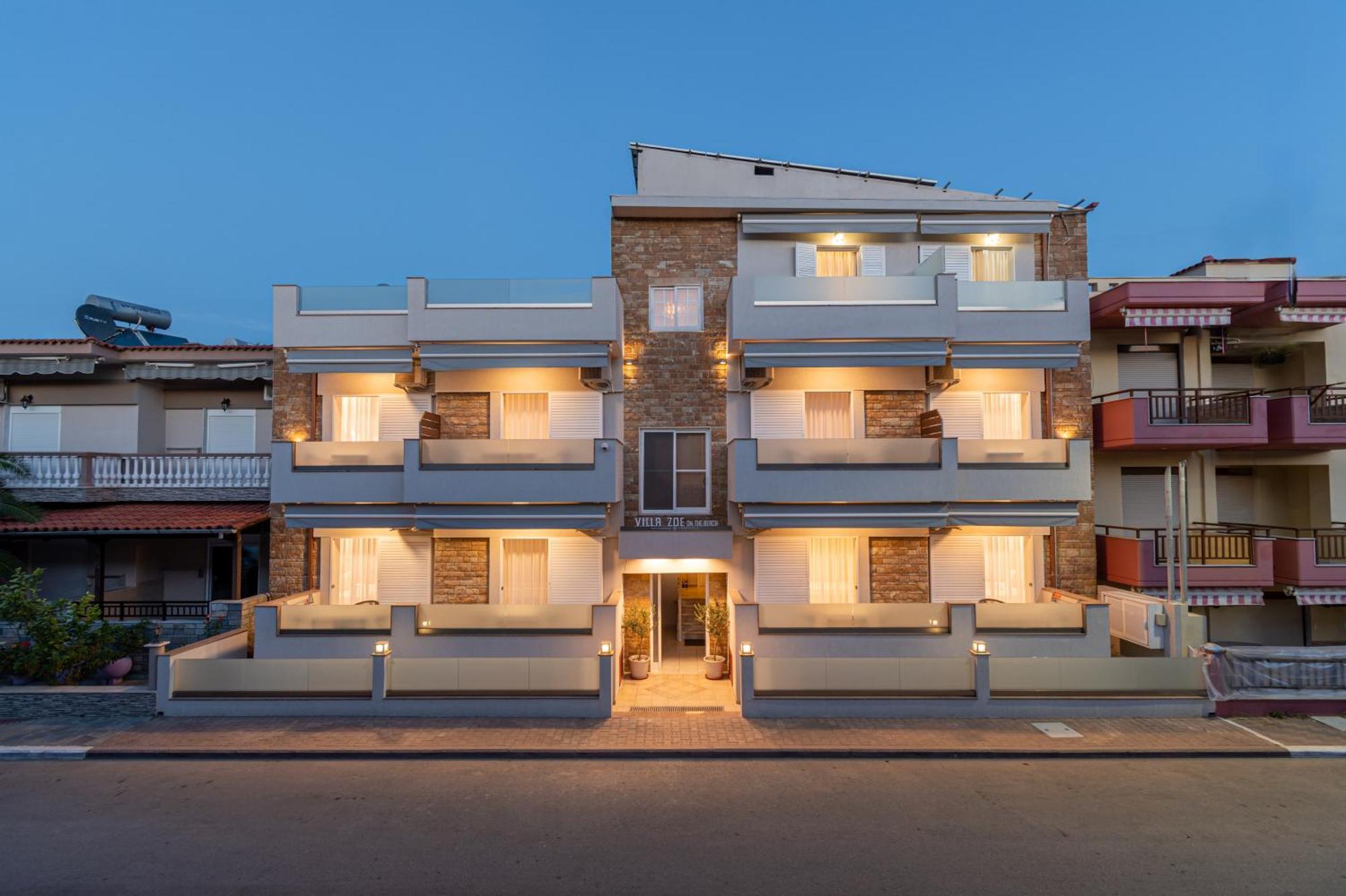 Villa Zoe On The Beach Сарті Екстер'єр фото